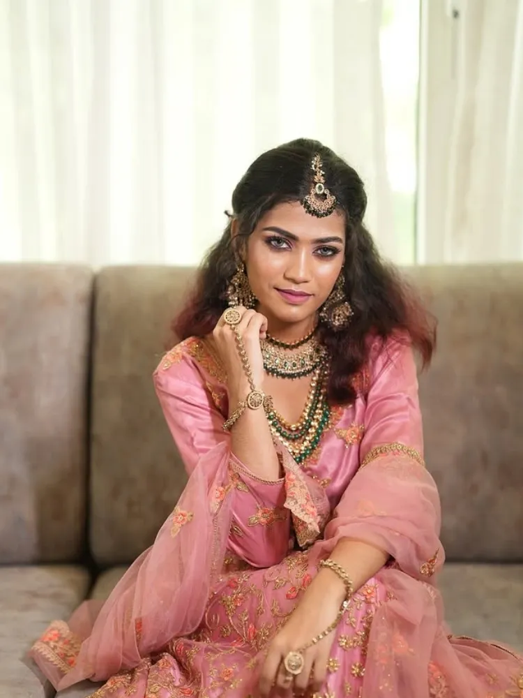 makeup look by Hazni Makeover on Makeup Kerala