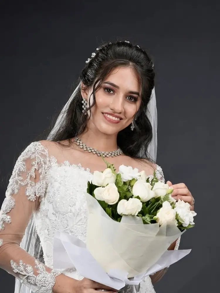 Christian Bridal Engagement makeup look by Styled By Rahman on Makeup Kerala