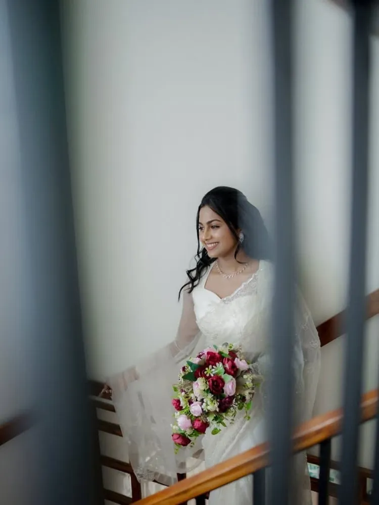 Christian Bridal Engagement Party makeup look by Cerenilla Beauty Clinic on Makeup Kerala
