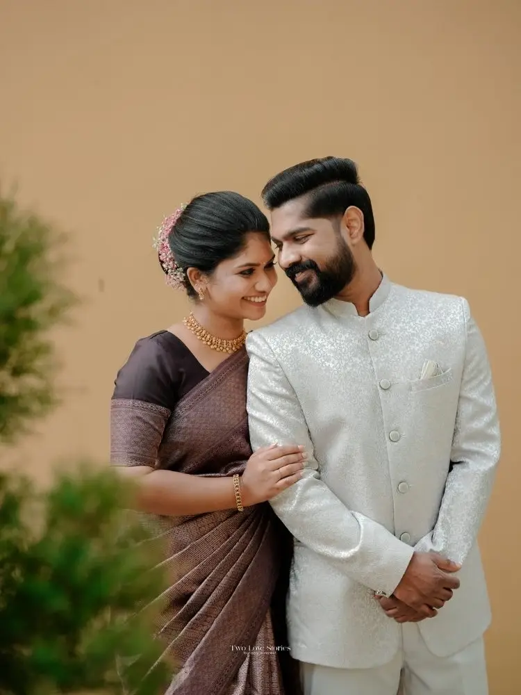 Hindu Bridal Engagement Party makeup look by The Styles By Veena MUA on Makeup Kerala
